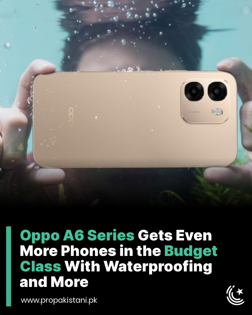 ProPakistaniPK's tweet image. Even the budget phones are keeping up the Chinese trend of ginormous silicon carbide based batteries. 

Read More:  propakistani.pk/2026/01/15/opp… 

#Oppo #OppoA6 #BudgetPhone