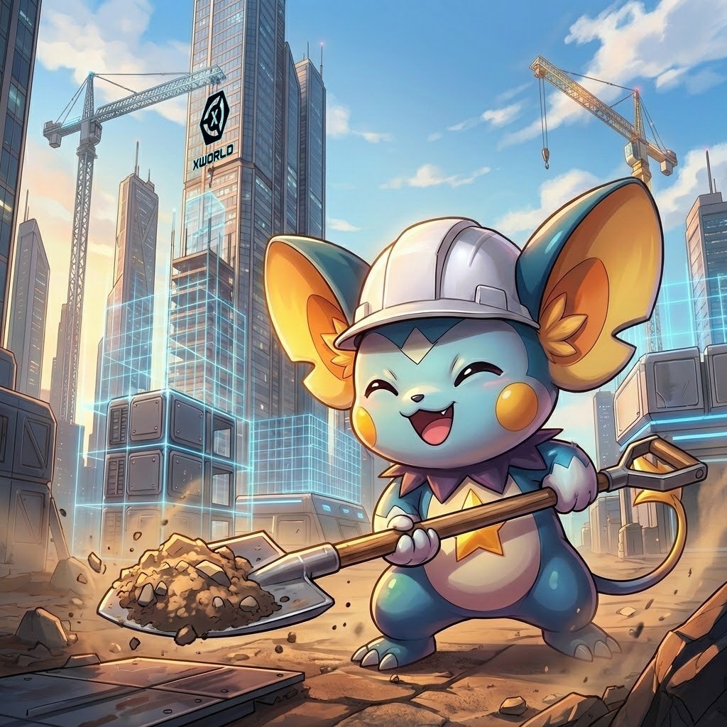 🧱 The foundation of a skyscraper starts with a single brick. Just as a "full bag" begins with a single coin 🪙
🌐 Worlds don’t build themselves; people do. So don’t just watch the world change, shape it.

🌏 At XWorld, we build with you. As we scale, you level up, stacking