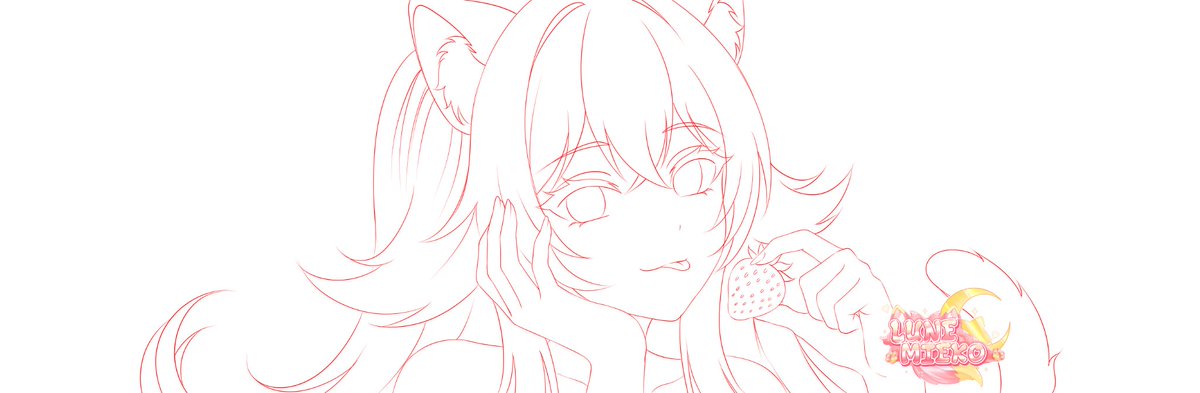🍓 Head banner WIP 🍓
still polishing, but already so cute...

#artshare #artmoots #ARTRECCSOC