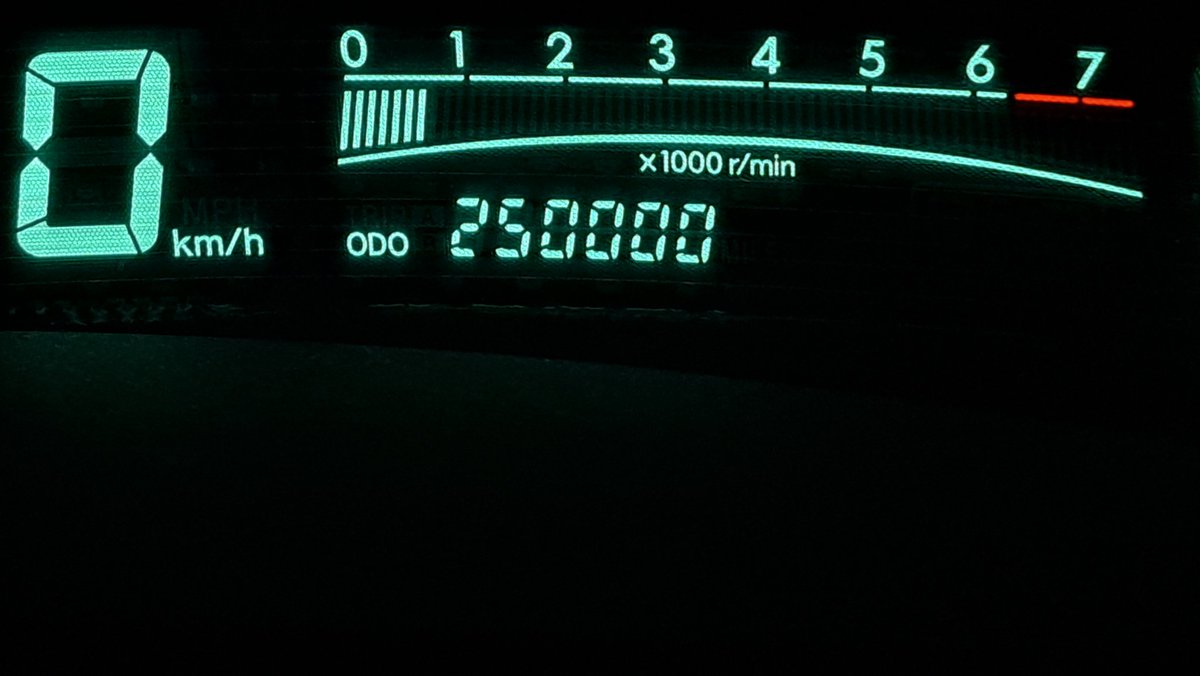 Als je dit op je kilometerteller ziet, mag je toch wel spreken van 'n betrouwbare 'Japanner'. 🚗🇯🇵
#kilometervreter #ToyotaYaris #RondGetal #DeWegIsHetDoel
<a href="/ToyotaNL/">Toyota Nederland</a> <a href="/Toyota/">Toyota USA</a>