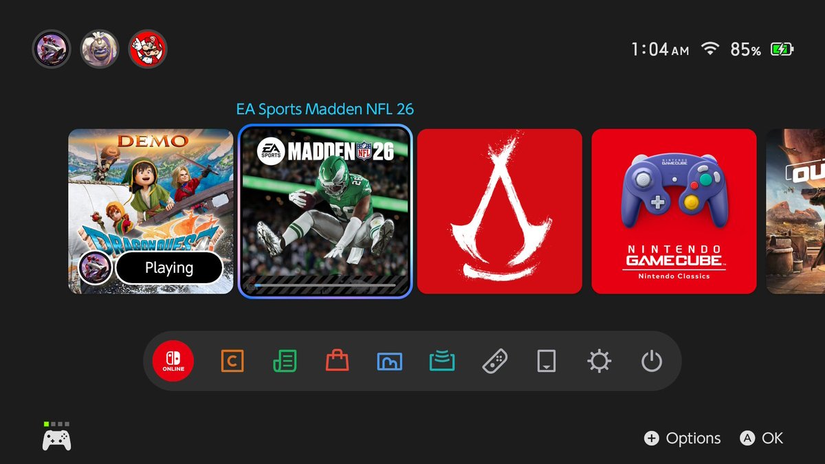 digixtone's tweet image. Downloading the free trial of Madden NFL 26 now! I’ve always been curious how this game plays handheld so I’m hype to finally try it out for myself.