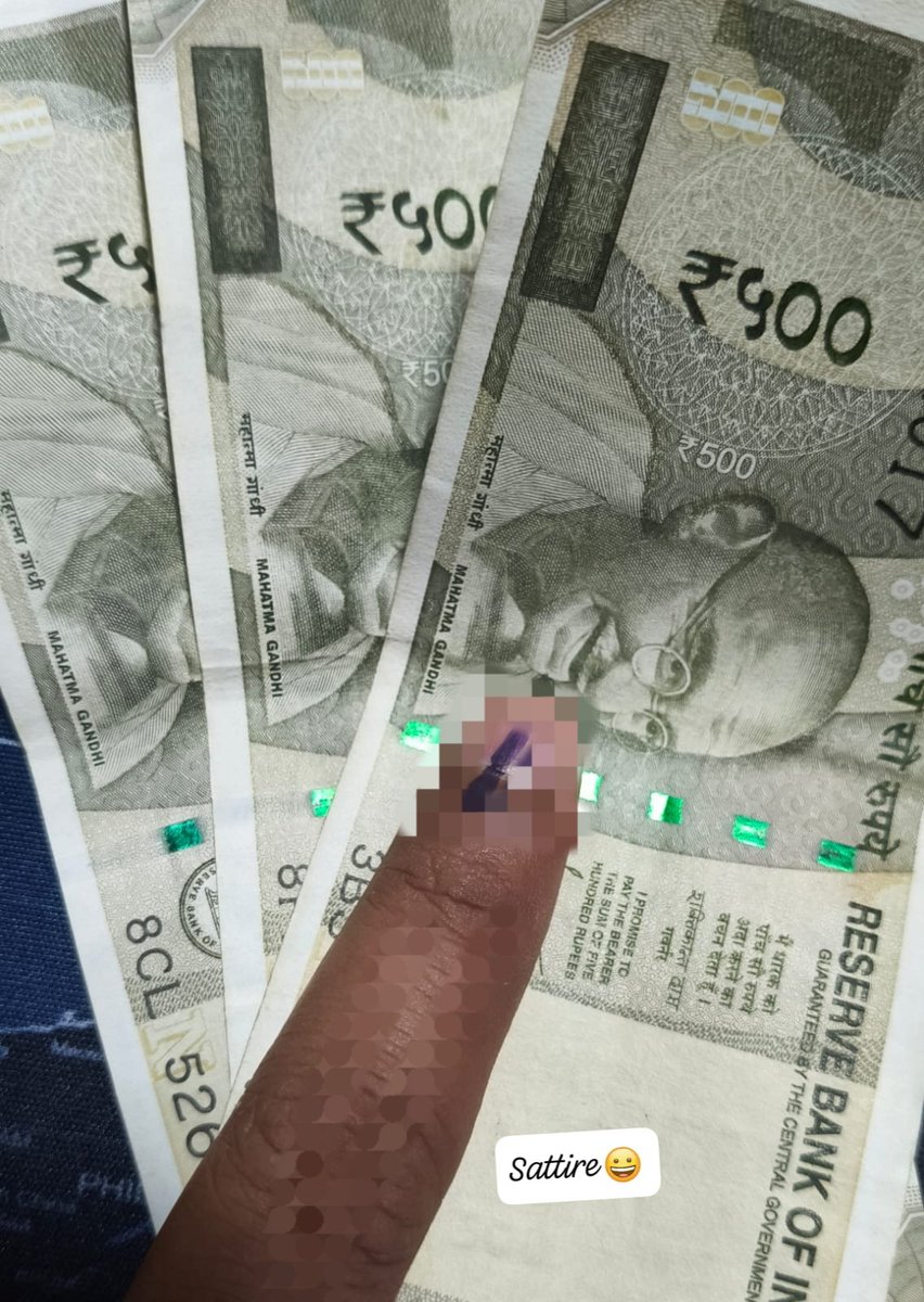 3 notes from 3
Voted for 4th 😁 

That's how democracy works, they want to exploit you, you exploit them back 🤣

#pmcelection2026 #pmcelection #sattire