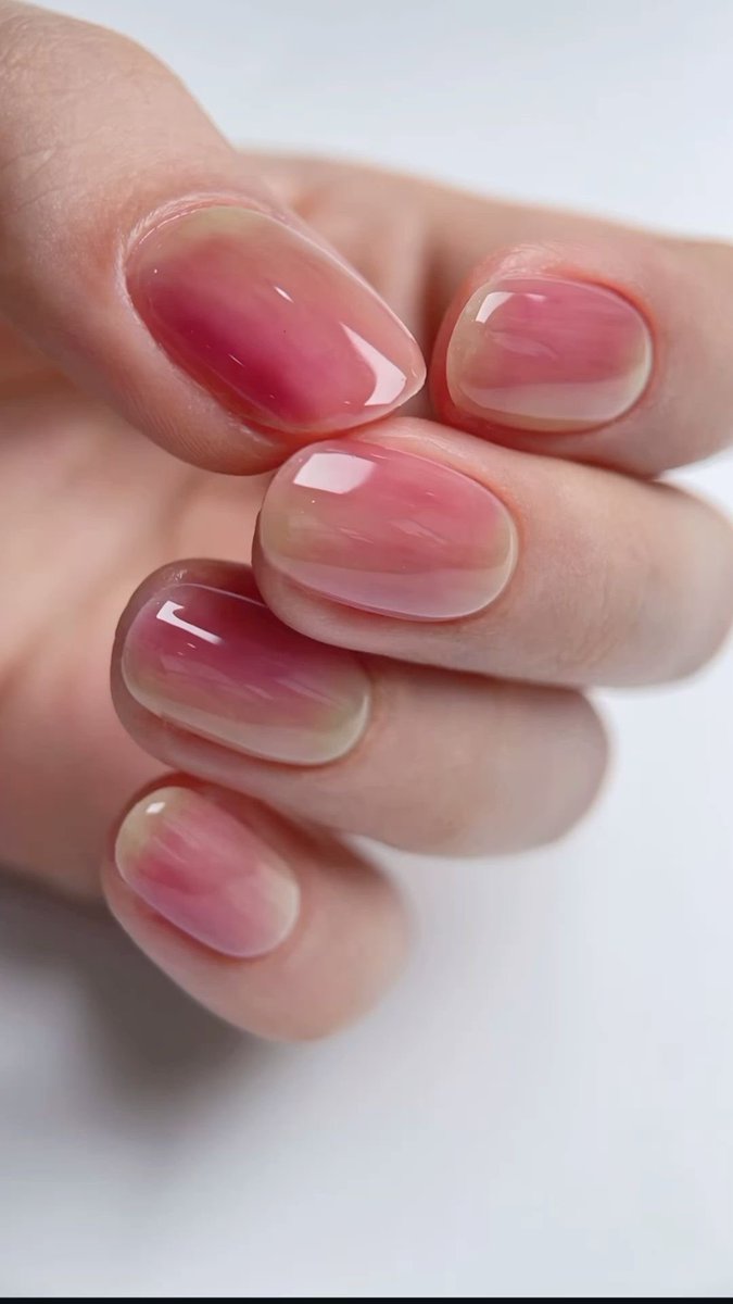 heart_jpg's tweet image. peach skin nails 🍑