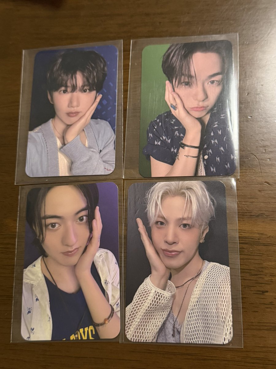 TREASURE PULSE ON アルバム購入特典
トレカ 交換 パルツ

譲→ジュンギュ ジェヒョク ハルト ジョンファン　Aver

求→ヒョンソクトレカ 特典Cver優先＞異種トレカ

異種なので難しいとは思いますがお気軽にお声掛けください🙇‍♀️

#treasure交換