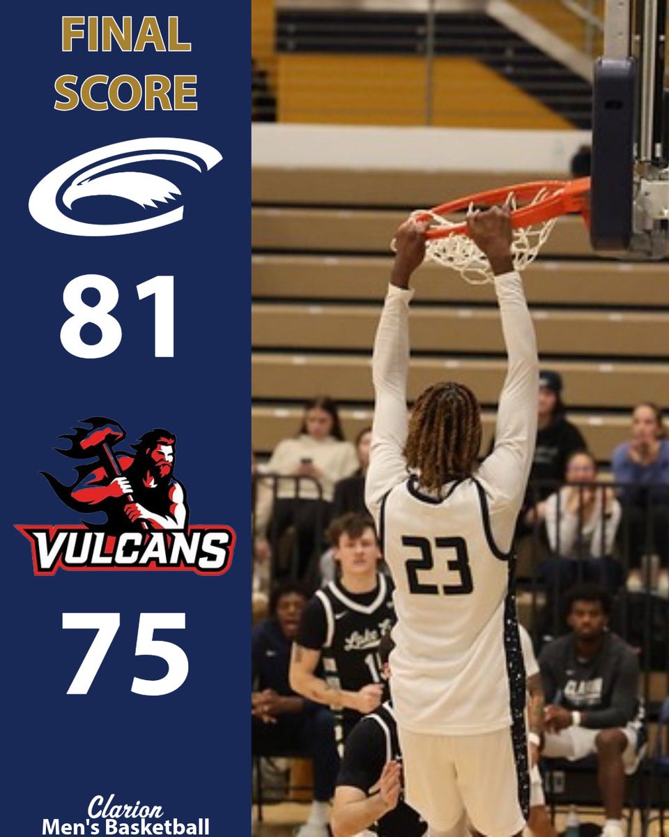 Clarion University Men's Basketball tweet media
