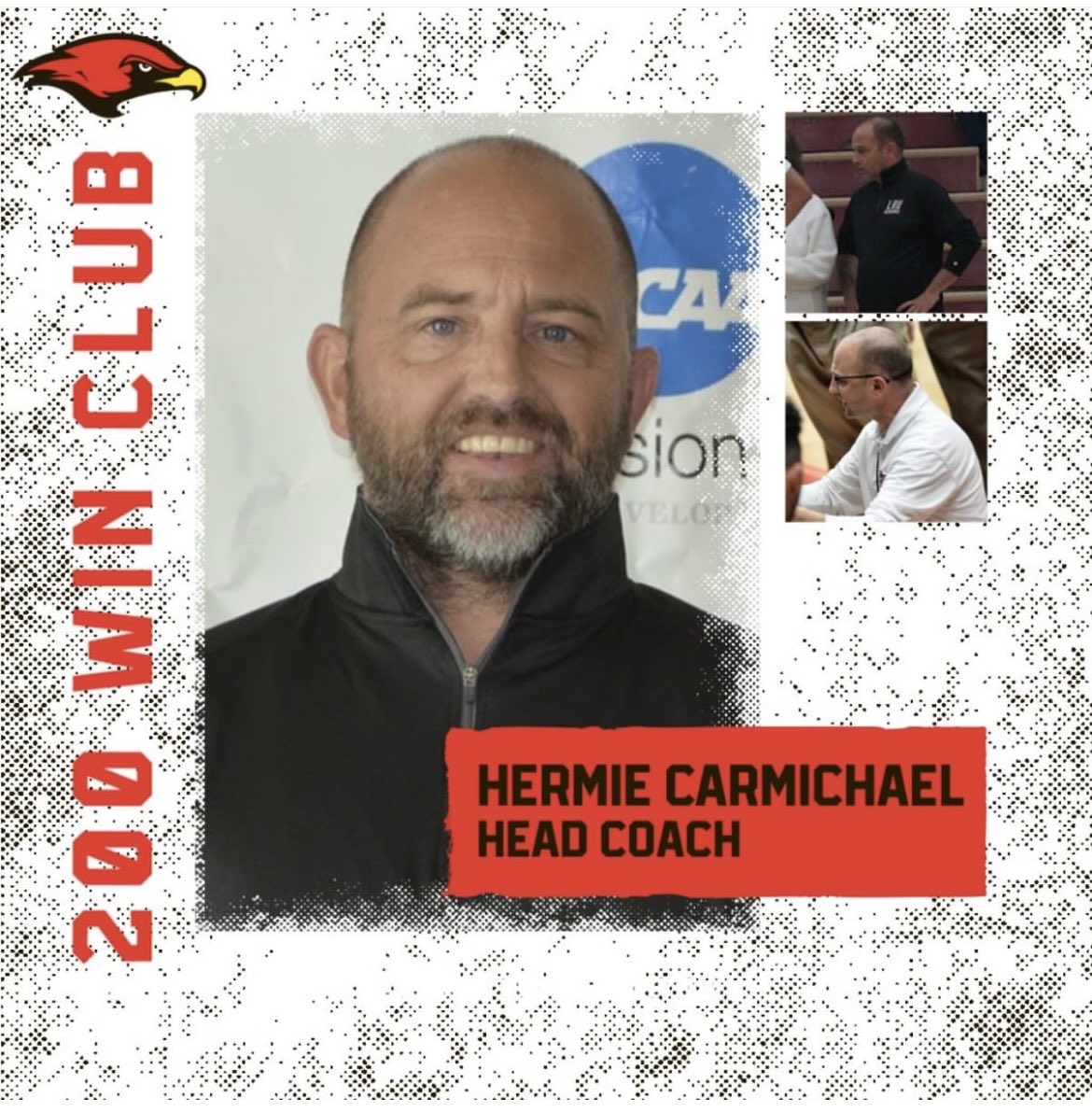 So blessed!!
Thanks to all the great players over the years, my great staff year by year, and a great administration for this opportunity to coach the RedHawks!   Thanks so much to my amazing family for all the sacrifices we all make to make our family grind work!