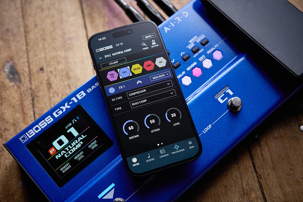 【GX-1B Bass Effects Processor登場！】
GX-1Bは、練習からライブ、レコーディングまで、さまざまなシチュエーションで活躍する軽量コンパクトなマルチ・エフェクターです。上質なベース用のアンプとエフェクトを多数備え、幅広い音作りを実現します。
#BOSS_jpn #GX1B #BOSS新製品