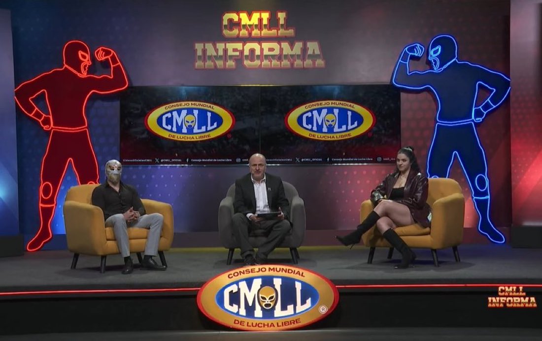 KXNGAO's tweet image. TONIGHT ON CMLL INFORMA IT WAS ANNOUNCED THAT MASCARA DORADA AND PERSEPHONE ARE ALL ELITE!

THE ARE CMLL x AEW DUAL CONTRACT WRESTLERS🔥🔥🔥🔥🔥🔥 #AEW #AEWDynamite  #CMLL
