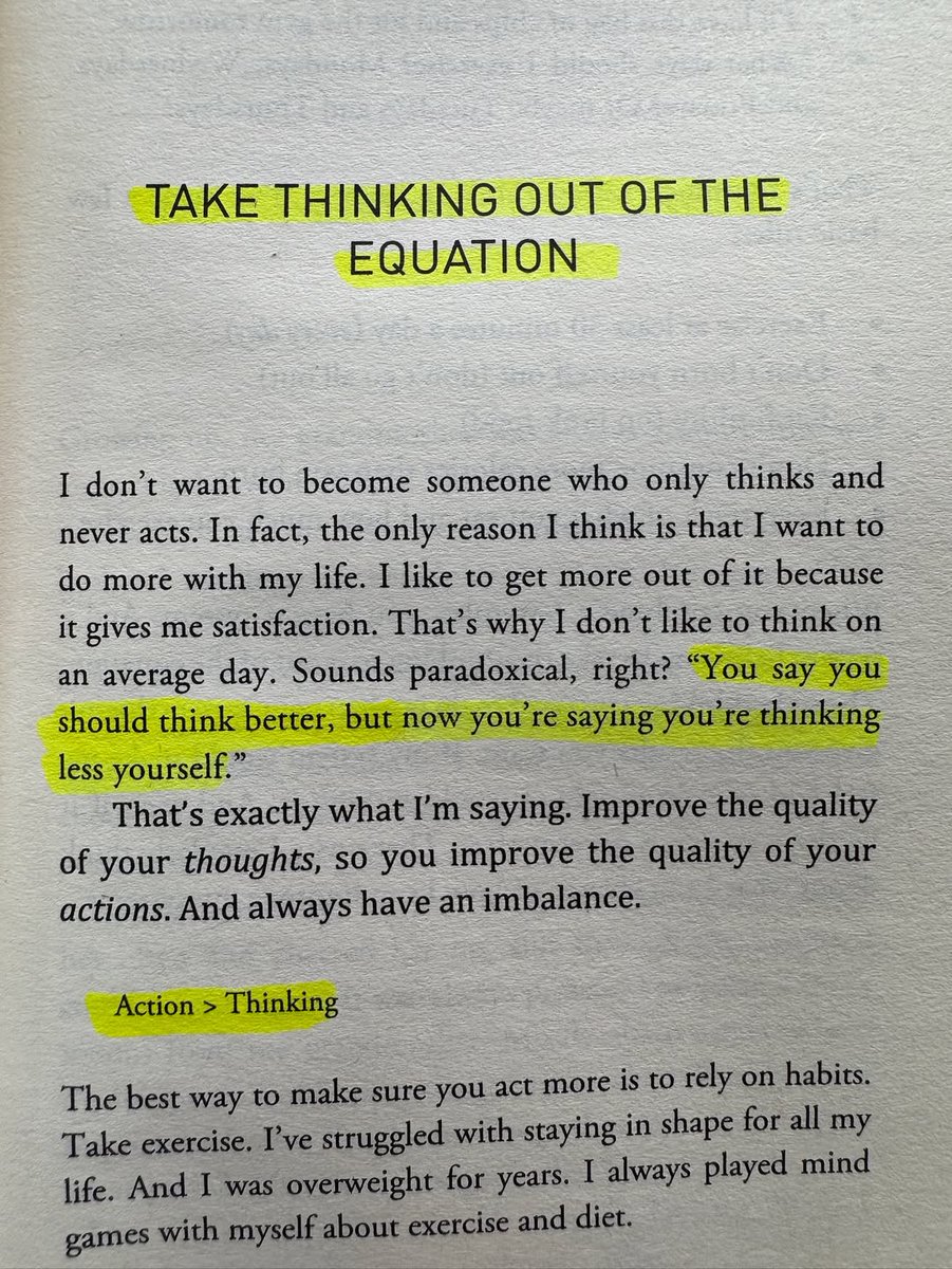 Action > Thinking