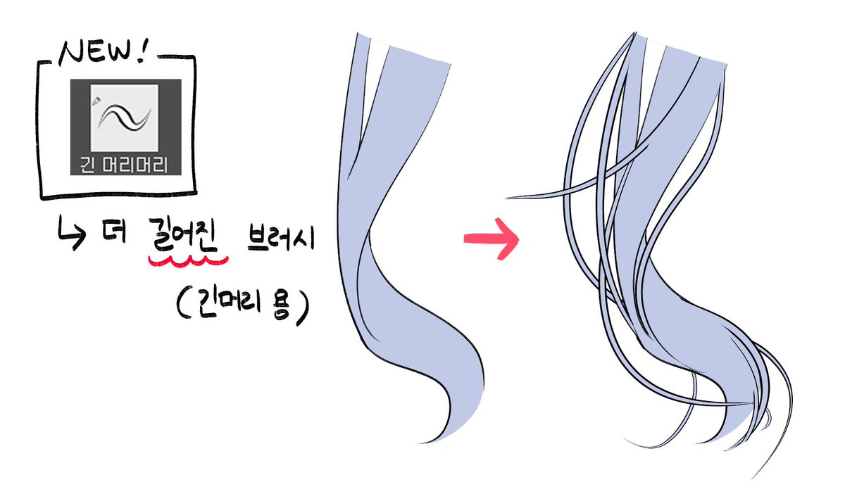 ㅤ
⦁ 잔머리 브러시 ( 업데이트 )

⦁ 細いヘアブラシ( 更新 )

⦁ Fine hair brush ( Update )

by 움빠두빱
ㅤ
assets.clip-studio.com/ja-jp/detail?i…