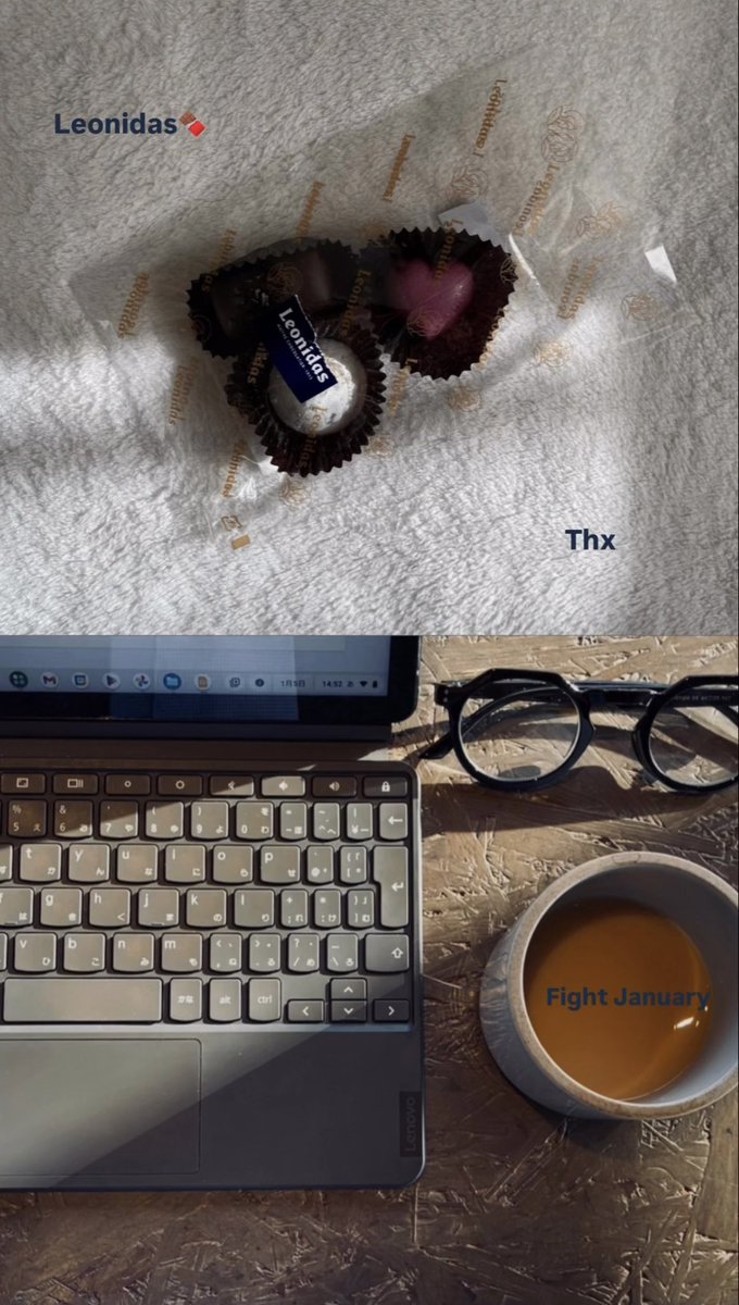 1月も半ば。今年はいいスタートを切れてるような気がします。週後半もがんばるー！
Leonidasのチョコをいただきました🍫
どのフレーバーもおいしかった。
ありがとうございます😊

#fight