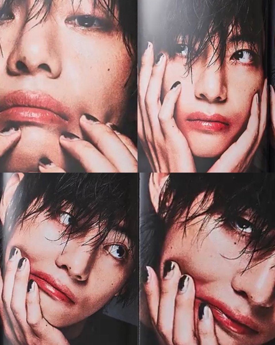 taeguide's tweet image. The black nails??!