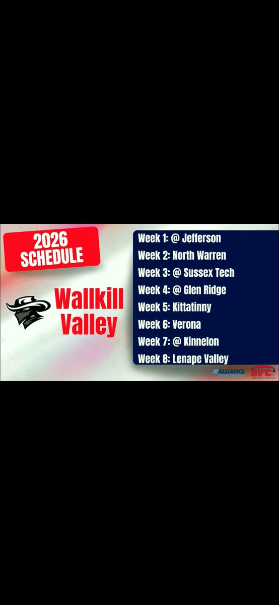 Wallkill Valley Football tweet media
