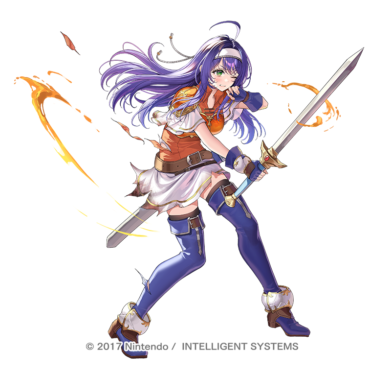 「ファイアーエムブレム ヒーローズ 『頂への挑戦者 ワユ』 描かせていただきました」|大熊まいのイラスト