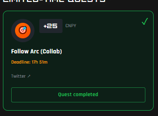 Tintran330's tweet photo. GM famer @CNPYNetwork  
👉If you guys haven't completed the follow ARC task yet, here's the project's X account https://t.co/SzvwK3XHHq 
Go follow and complete the task 🚀🚀🚀