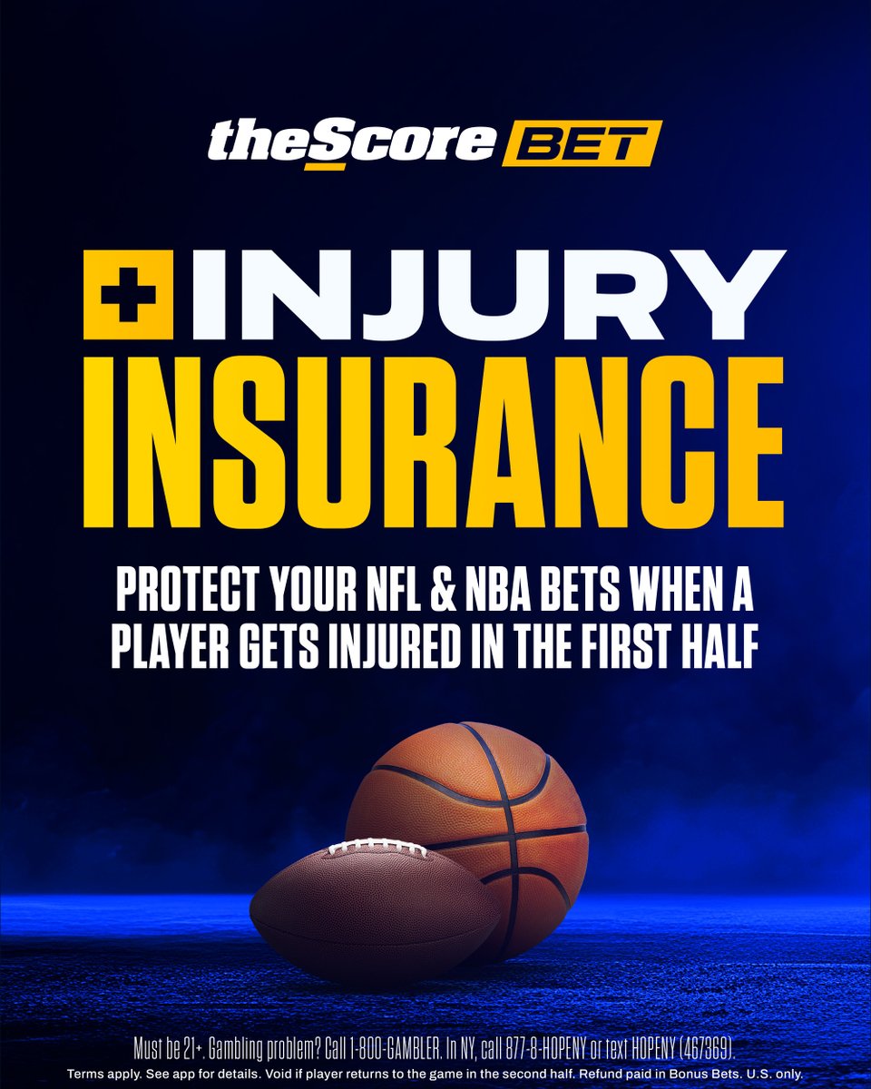 theScoreBet's tweet image. With Sam Merrill going down in the 1st half &amp;amp; unable to return for the remainder of the game, all straight wagers will be refunded in bonus bets and all parlays, SGPs, or teasers will have those legs removed with the parlay odds recalculated. We’ve got your back!