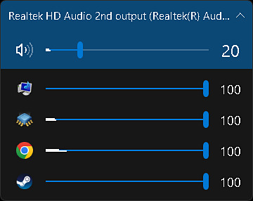 アプリごとに音量や再生デバイスを調整できるフリーソフト「EarTrumpet」／『ゲームの音だけヘッドフォンで』などアプリ別に再生デバイスを切り替えて快適に【石田賀津男の『酒の肴に… forest.watch.impress.co.jp/docs/serial/ss…