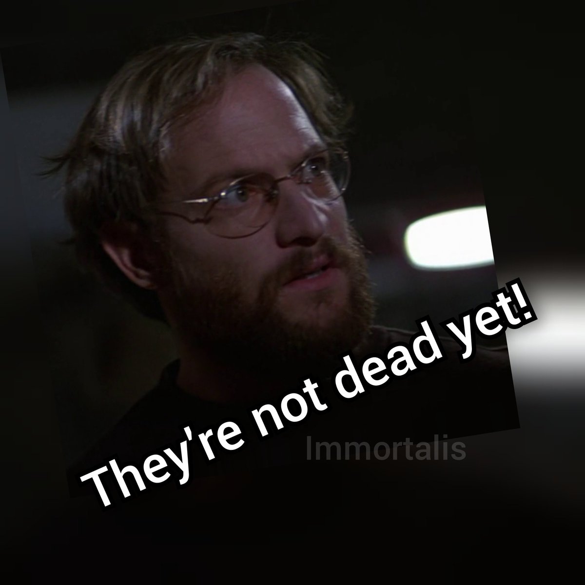 Did you cut him loose by the Thiokol?