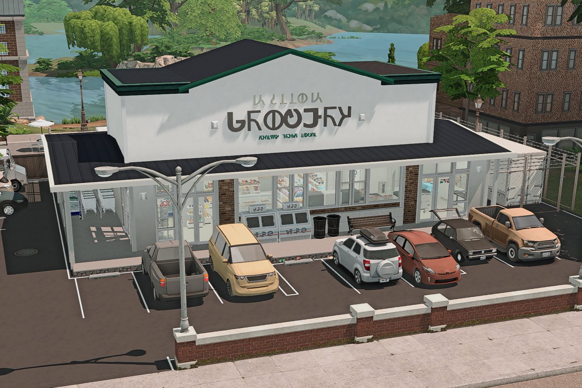 lzyviirgo's tweet photo. willow grocery! 🛒 #Sims4 #ShowUsYourBuilds https://t.co/qYuzMMI7Pz