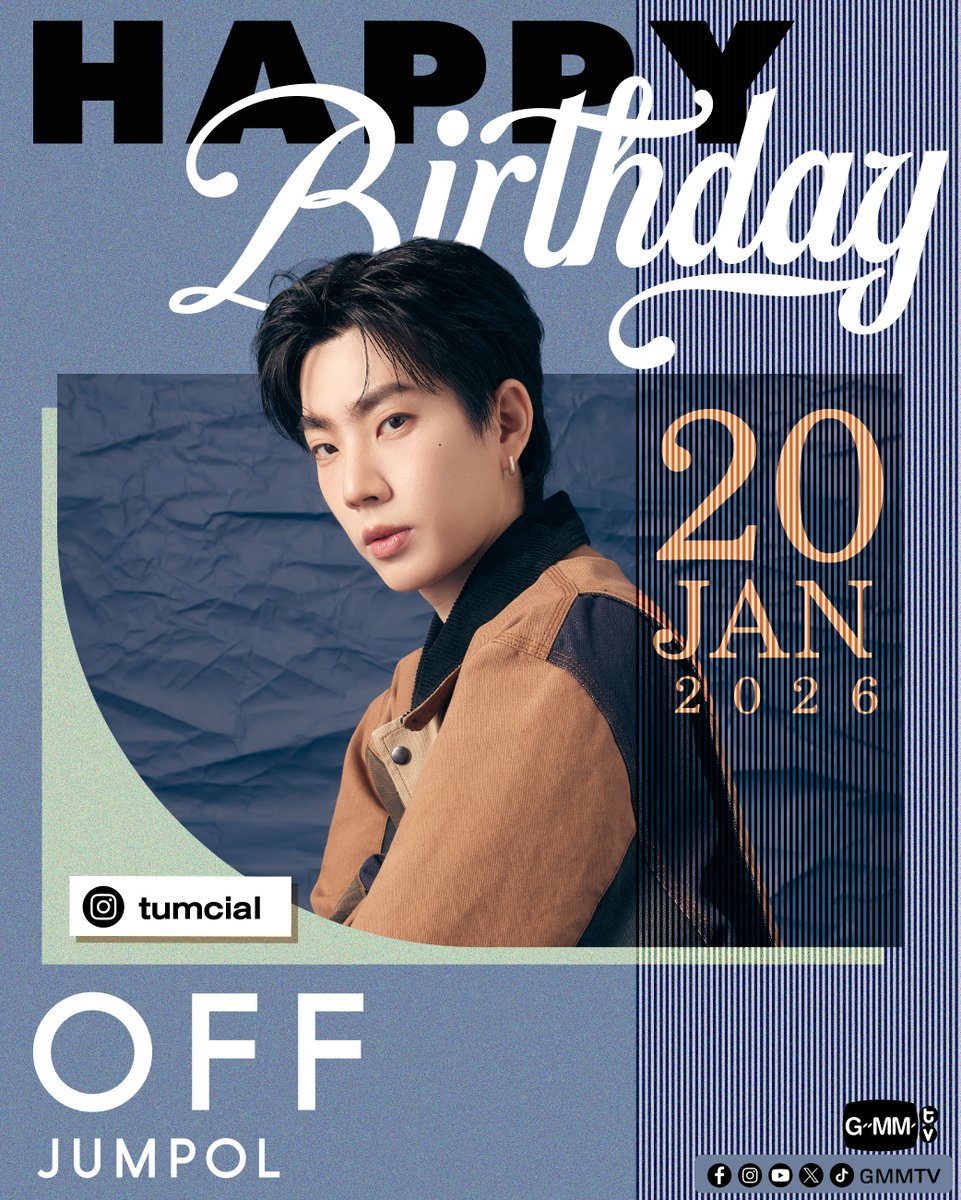 GMMTV's tweet image. Happy Birthday to Off

#GMMTV
@off_tumcial