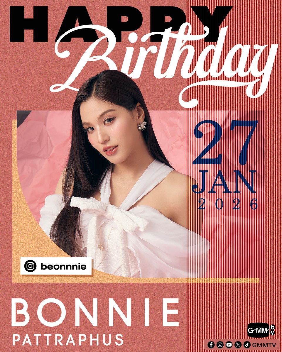Happy Birthday to Bonnie

#GMMTV
<a href="/beonnnie/">bonny</a>