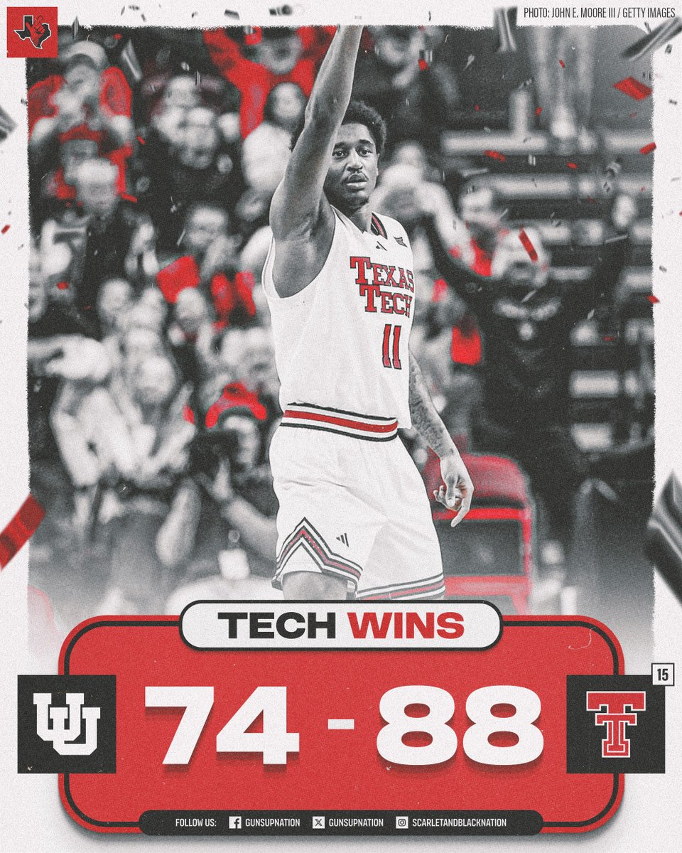 gunsupnation's tweet image. Ring the bells! Red Raiders win it! 🔔