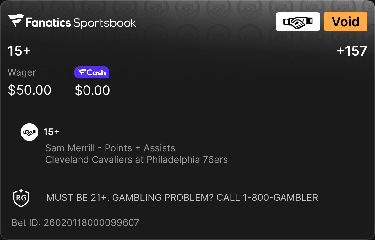 This is why I love fanatics !!! They are fair and give you your money back if a player gets injured during a game.   fanatics.onelink.me/5kut/88culueo