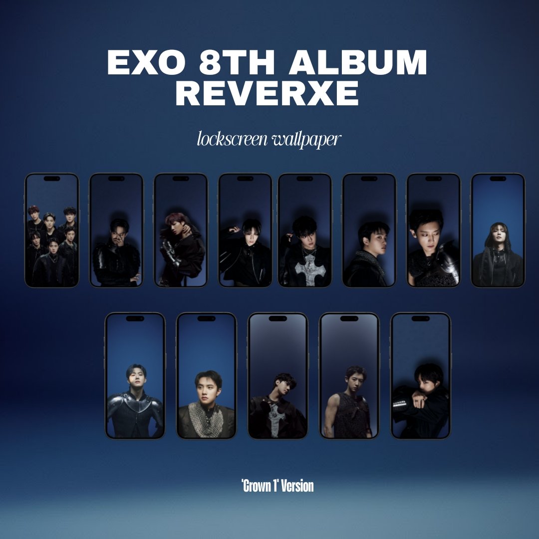 dearEXOheart's tweet image. Here’s the wallpaper — feel free to save &amp;amp; use 🤍
[CROWN ver.]

#EXO #엑소 #weareoneEXO 
#Crown #EXO_Crown
#REVERXE