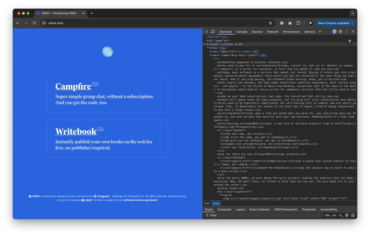 Once upon a time, https://t.co/aBAW5oOyJy had a beautiful manifesto on it.

Now it's commented-out i