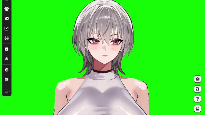 Live2Dで作ってるバージョン2.0、だいぶ形になってきた 