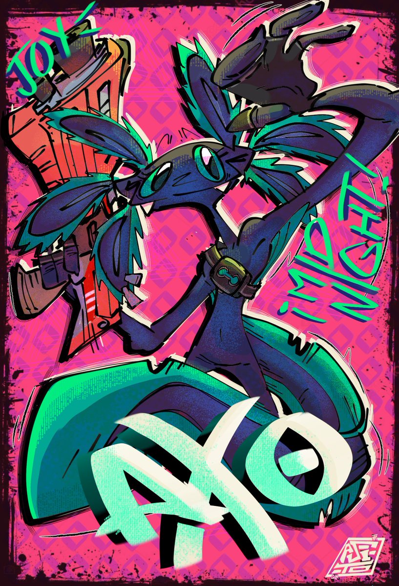 4J1T0's tweet image. Buenas noches 🌃 moneros, espero la semana los este tratando bien.

En fin, les adjunto un fanart del Axo, que lo disfruten y que pasen muy buenas noches ❤️.

#FortniteFanArt #drawing #CartoonArt