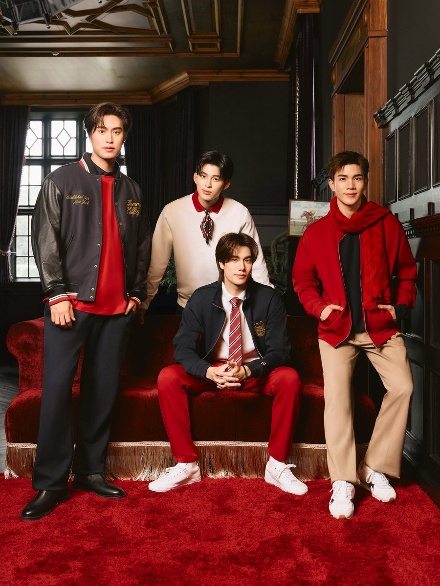 Tommy Hilfiger นำเสนอคอลเลคชั่นใหม่  ✨ Lunar New Year 2026 ผ่านการนำเสนอลุคอเมริกันเพรพจากแอมบาสเดอร์ 4 หนุ่มสุดฮอตของประเทศไทย ปอนด์ ณราวิชญ์, ภูวินทร์ ตั้งศักดิ์ยืน, เจมีไนน์ นรวิชญ์ และโฟร์ท ณัฐวรรธน์ 💫 สไตล์และสีสันที่สดใส สไตล์ Ready-to-wear อันเป็นเอกลักษณ์