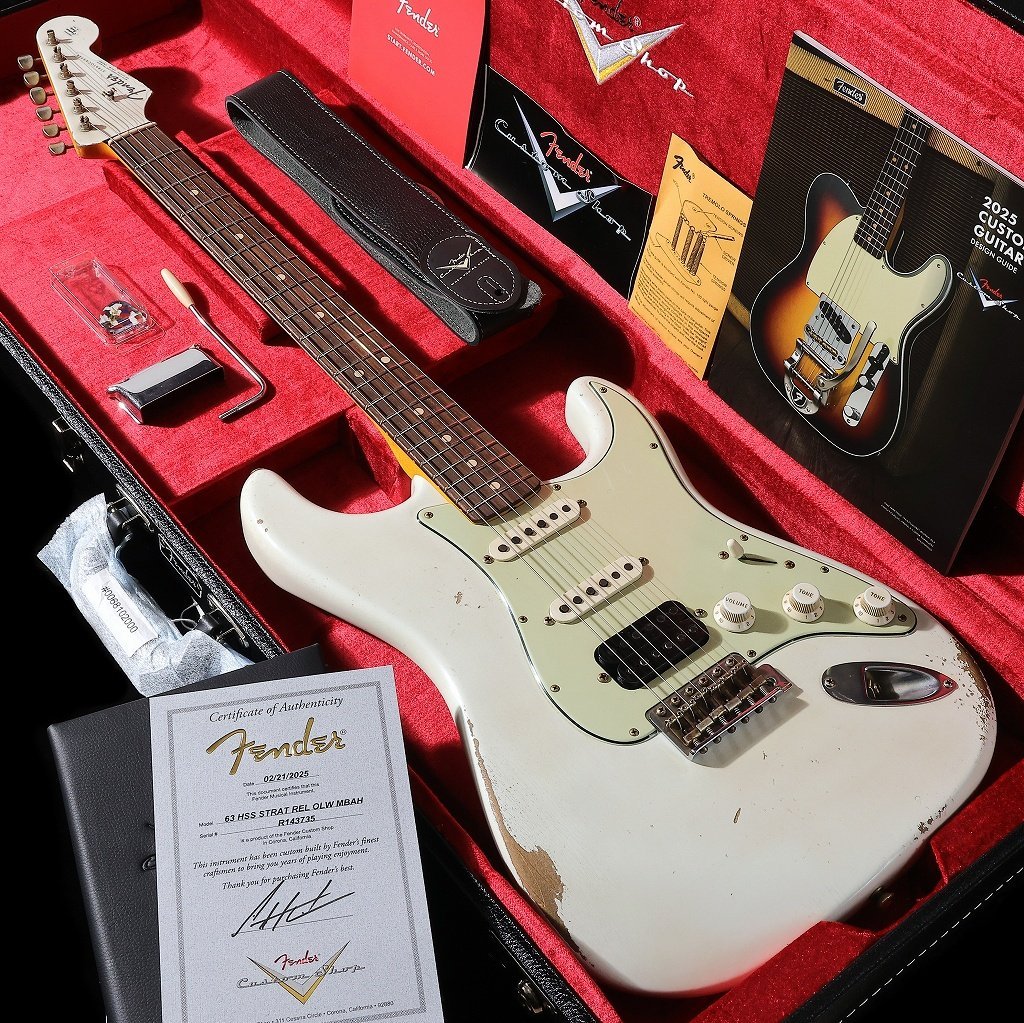 1484shibuya's tweet image. #Fender Custom Shop / Master Built 1963 #Stratocaster HSS Relic Olympic White by Andy Hicks!!
store.ishibashi.co.jp/view/item/0000…
当社がFENDER EXPERIENCE 2025 で獲得した選定品!!
#フェンダー #マスビル #特別 #ギター