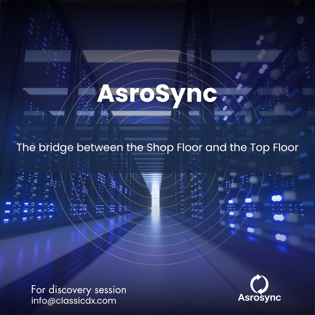AsroSync's tweet image. The biggest gap in industrial enterprises isn’t technology.

It’s alignment.Decisions made on the shop floor often take days—or weeks—to reach the top floor.

For more details visit asrosync.com or call +1 470 707 2943