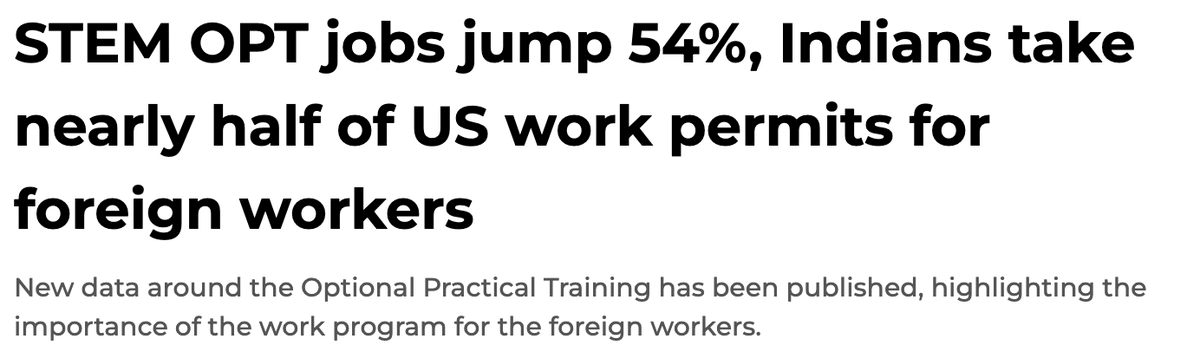 RedPillRabbit's tweet image. Indians are scared about H1B, so they are moving to OTHER VISAS en masse. ALL INDIAN VISAS ARE FRAUD.

These jobs are all STOLEN from American grads.  

End this shit. It’s anti-American.  

I don’t think politicians and hijacked big business know the amount of extreme shit…