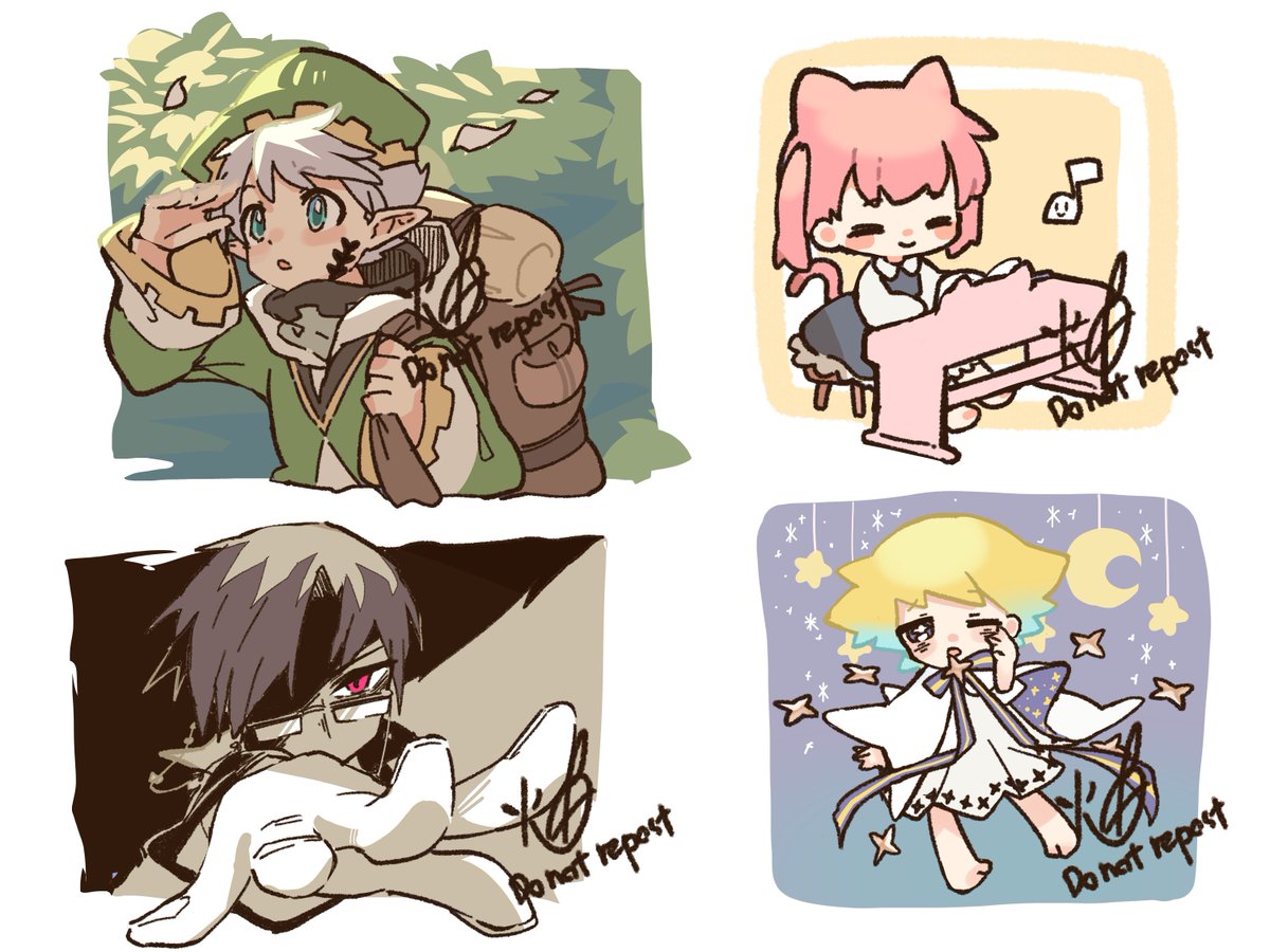 最近のお絵描きたち　その１