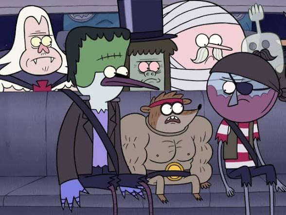 FNRegularShow's tweet image. Day 27 of images from Regular Show until Mordecai and Rigby are in Fortnite