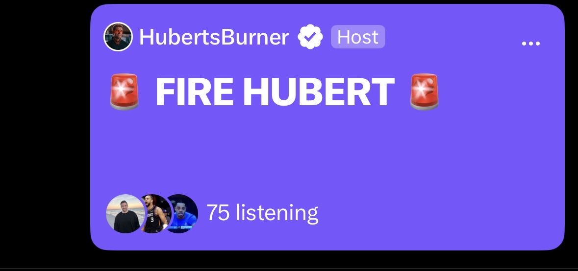 dombknowing's tweet image. EXTEND HUBERT DAVIS!!