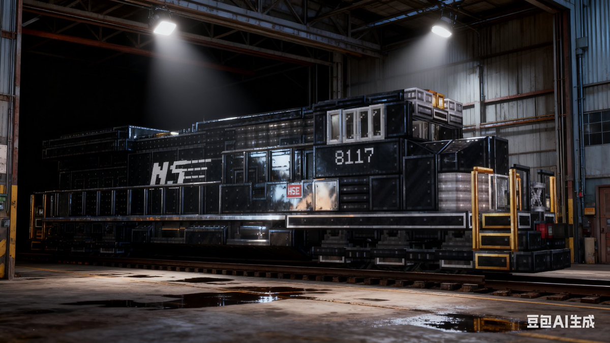 mm4903380249534's tweet photo. ES44AC Minecraft train https://t.co/iOEI2qil9O