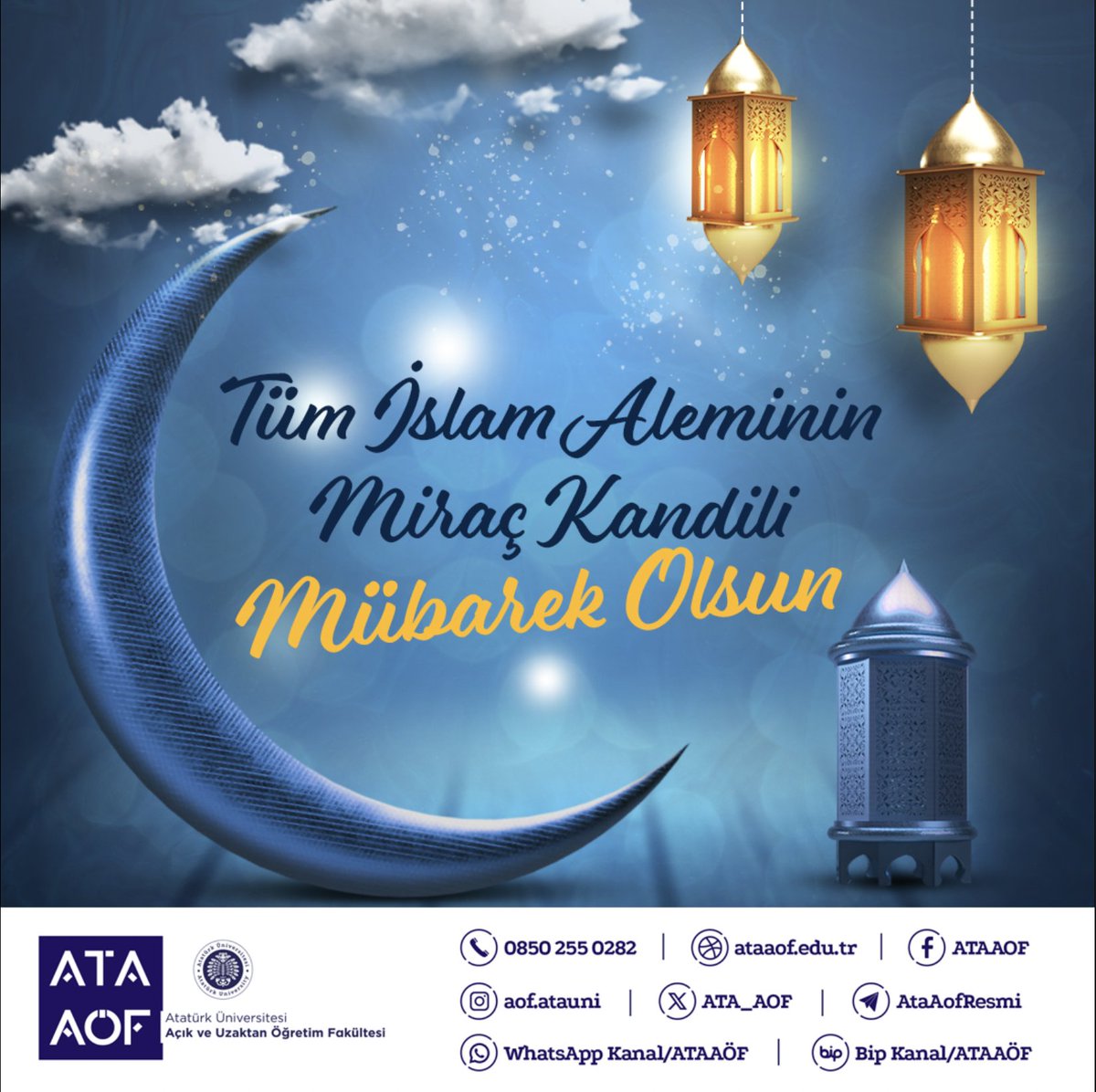 Miraç Kandiliniz Mübarek Olsun✨