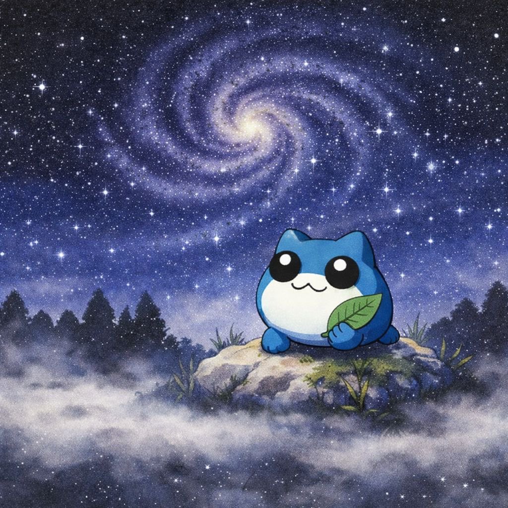 ✨ToadGang Art Showcase🖼️
Day ~ 165 #ToadGangArt

“what is this liberator, cute and bold?
whose plans and purpose will slowly unfold.” 🌀

$toby 🔵 $patience 🔺 $taboshi 🍃
all on <a href="/base/">Base</a> 🟦 —> ♾️☀️

Official Lore 📜: toadgod.xyz

ToadGang Artist 🎨: <a href="/tizisdaillest/">BossBoss</a>