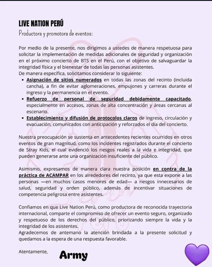DIFUNDAN! <a href="/livenationperu/">Live Nation Perú</a> su deber es brindar un buen servicio, creo que es lo mínimo que se puede pedir. 🚨