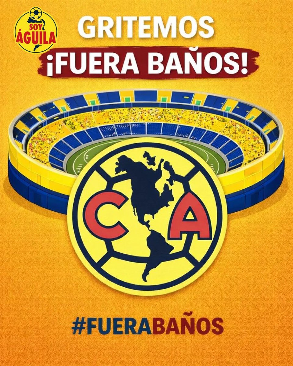 ZYCNO's tweet photo. #fuerabaños 
#fuerajardine @ClubAmerica @TUDNMEX @FOXSportsMX @espn https://t.co/opms3DMvLc