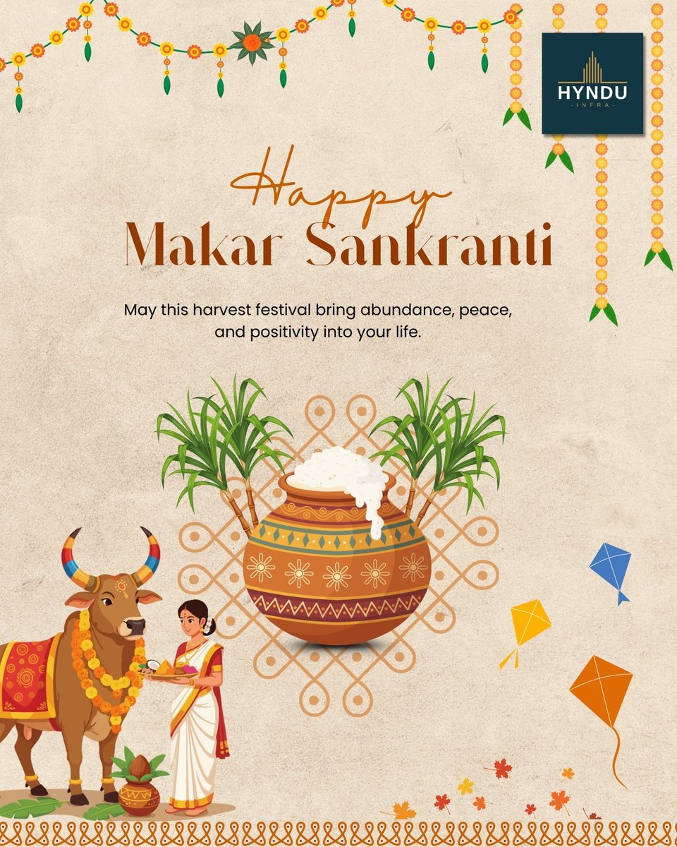 Rooted in tradition, building for the future 🌾🏠
Wishing you a joyful Sankranti
— Hyndu Infra 🪁

#HynduInfra #MakaraSankranti #HarvestCelebration #TraditionAndTrust #HomeBuilders #HyderabadConstruction