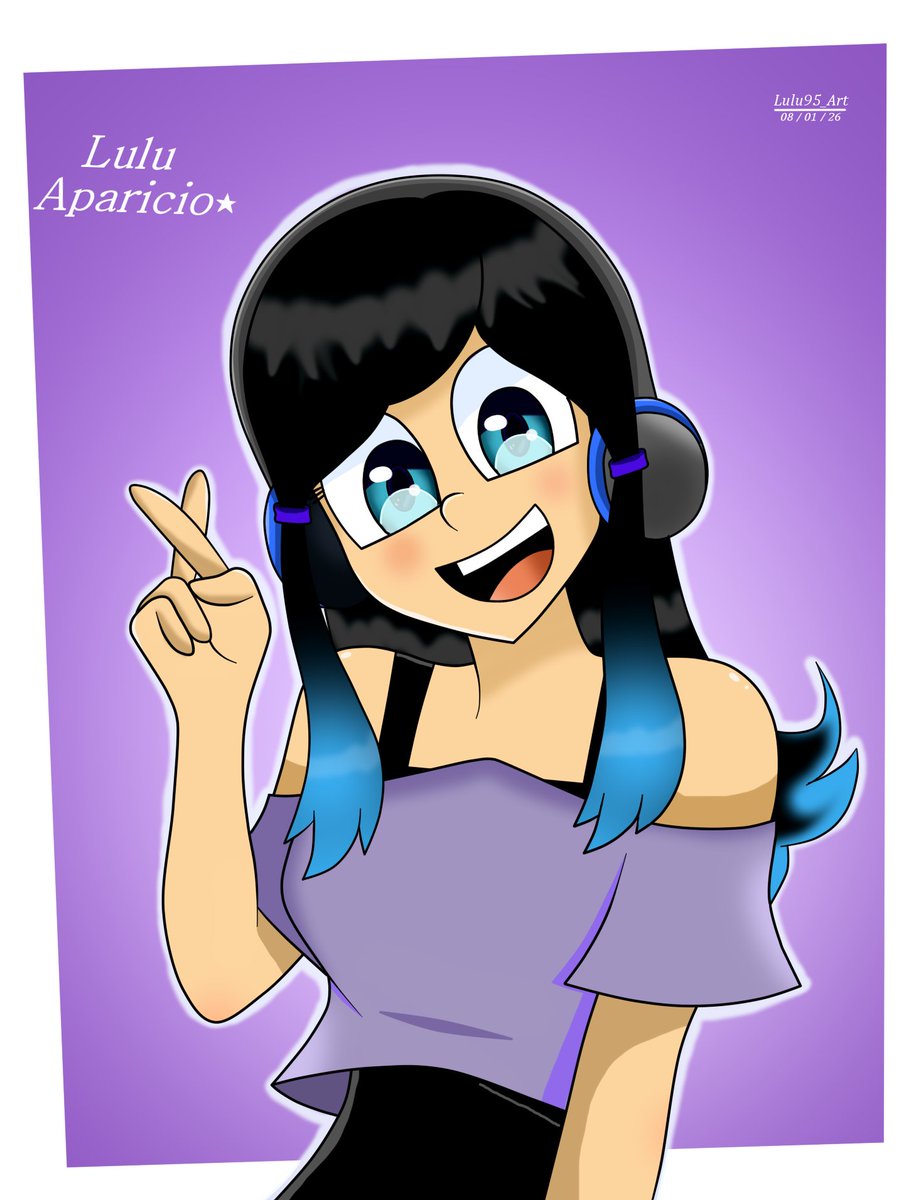 La primera vez que salí yo junto a mi OC Mika en mi tercer aniversario de Deviantart 💕 si que cambie mucho la verdad jeje 

Tal y como dije que iba haber cambios, también cambie la firma diciendo solo Lulu 

"Lulu Aparicio" mi verdadera identidad 💜 espero que les guste esto ✨