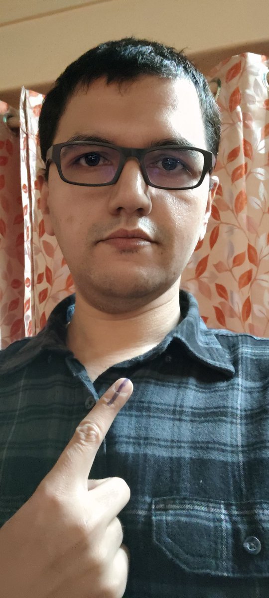 Voted. Exercised my duty as a responsible citizen. #PuneElection
