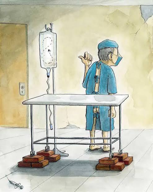 #SaludEnCrisis Gan a abandono del sector salud !!!