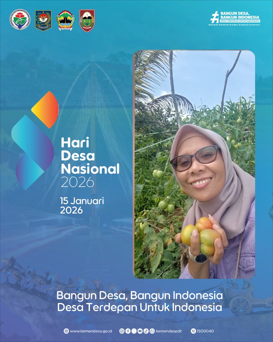 HalfianiWaode's tweet photo. Selamat Hari Desa Nasional
#BangunDesaBangunIndonesia
#DesaTerdepanUntukIndonesia
#HariDesaNasional2026
#KementerianDesaPDT
#PendampingDesaHebat
#TPPProvSultra
#TPPKabBusel
@prabowo
@gibran_tweet
@YandriSusanto27
@ArizaPatria
@kemendespdt
@bpsdmkemendesa
@desapenusantara https://t.co/Qyzrf5IkwP