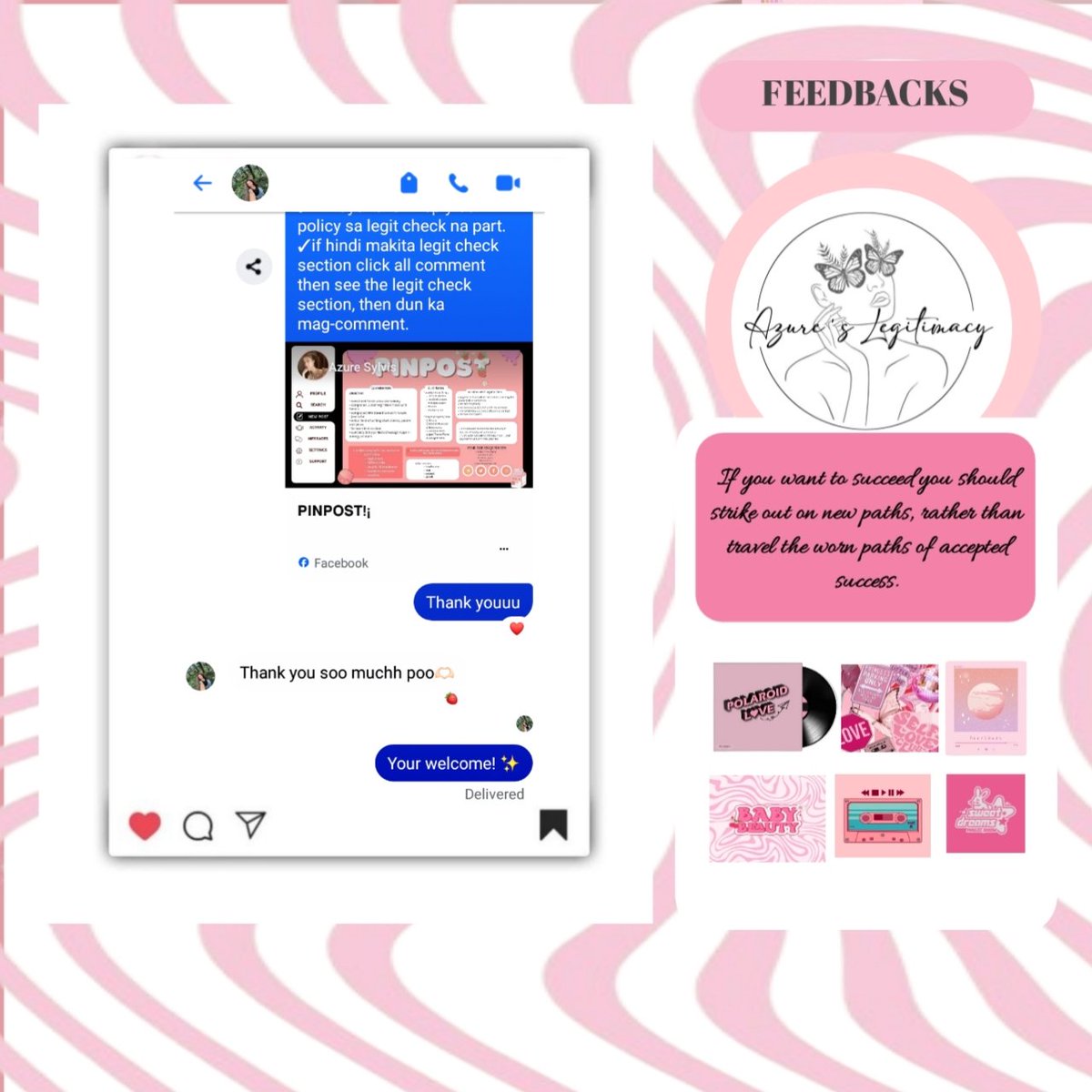 celestia_azure's tweet photo. 「https://t.co/ywFYoahORi」 

Another set of feedbacks from my new clients

Dm me for inquiries ✨

»– thank you for trusting! –«
  ⿻  still open for 
            ↷ trades 
            ↷ acads &amp; editing services 
           #lfcommissioner
#commstwt https://t.co/tP9547XYyU