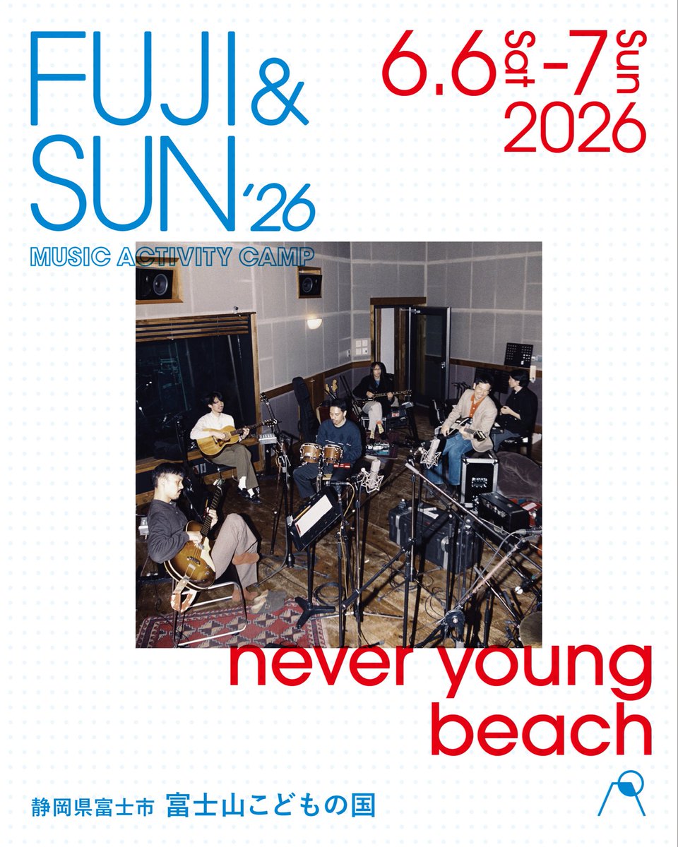 LIVE INFO】FUJI&SUN'26 FUJI&SUN'26の出演が決定いたしました